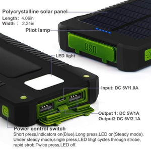 GIGGOZ - Portable Solar Power Bank