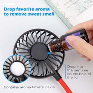 USB Rechargeable Portable Neck Fan