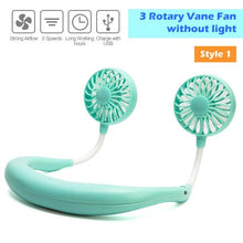 Load image into Gallery viewer, GIGGOZ - USB Rechargeable Portable Neck Fan