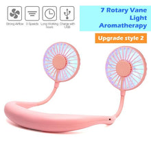 Load image into Gallery viewer, GIGGOZ - USB Rechargeable Portable Neck Fan
