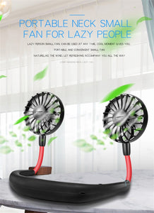 GIGGOZ - USB Rechargeable Portable Neck Fan