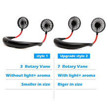 Load image into Gallery viewer, GIGGOZ - USB Rechargeable Portable Neck Fan